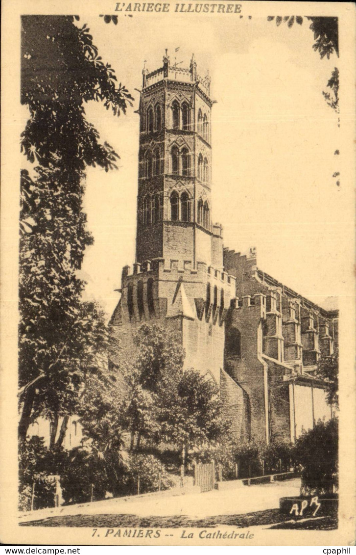 Pamiers - La Cathedrale - CPA