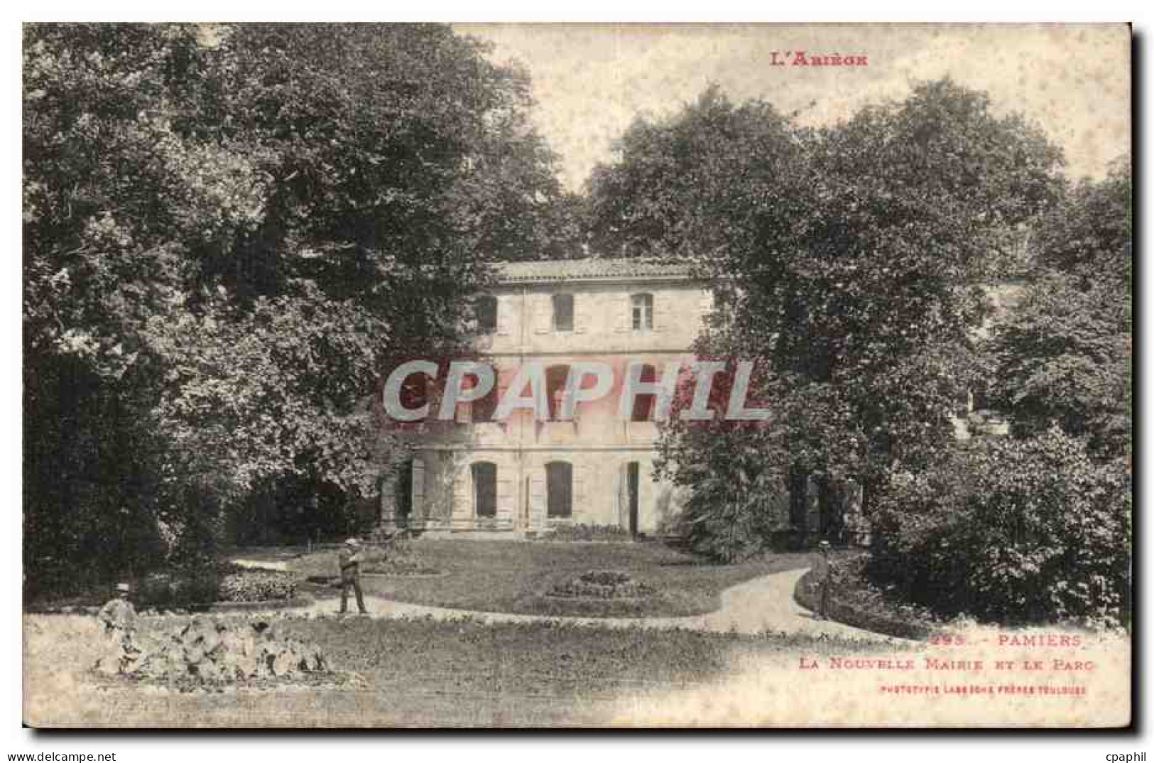 Pamiers - La Nouvelle Mairie et le Parc - CPA