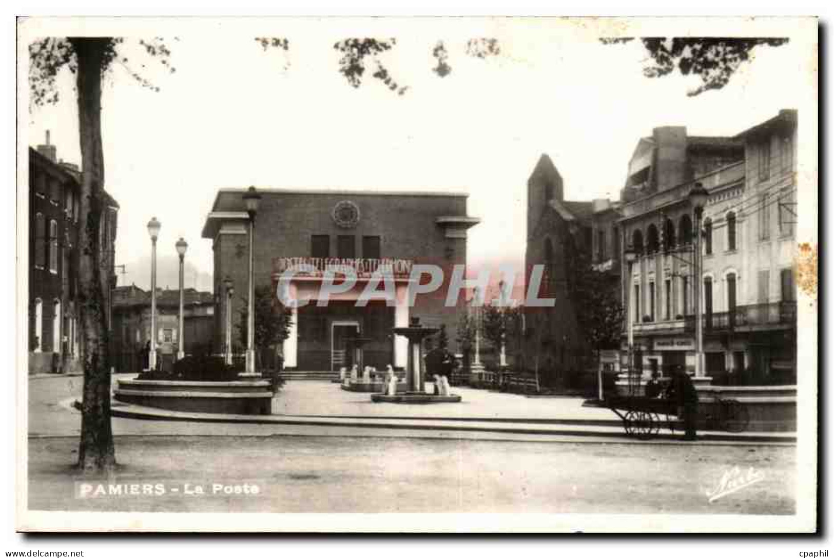 Pamiers - La Poste - CPA