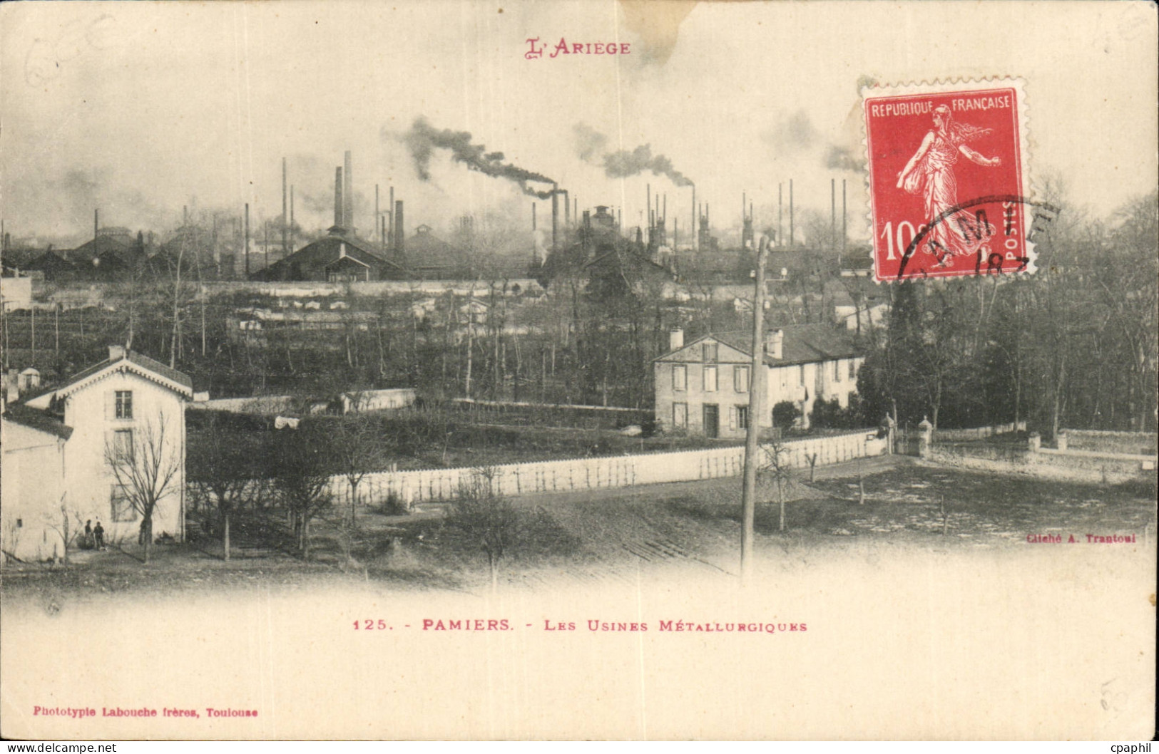 Pamiers - Les Usines Metallurgiques - CPA