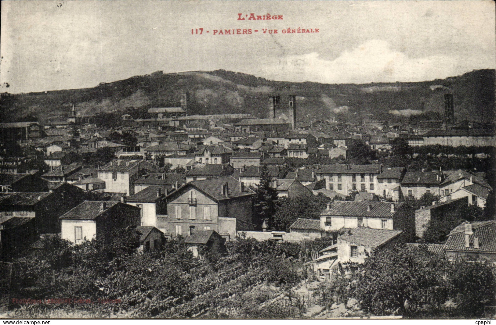 Pamiers - Vue Generale - CPA