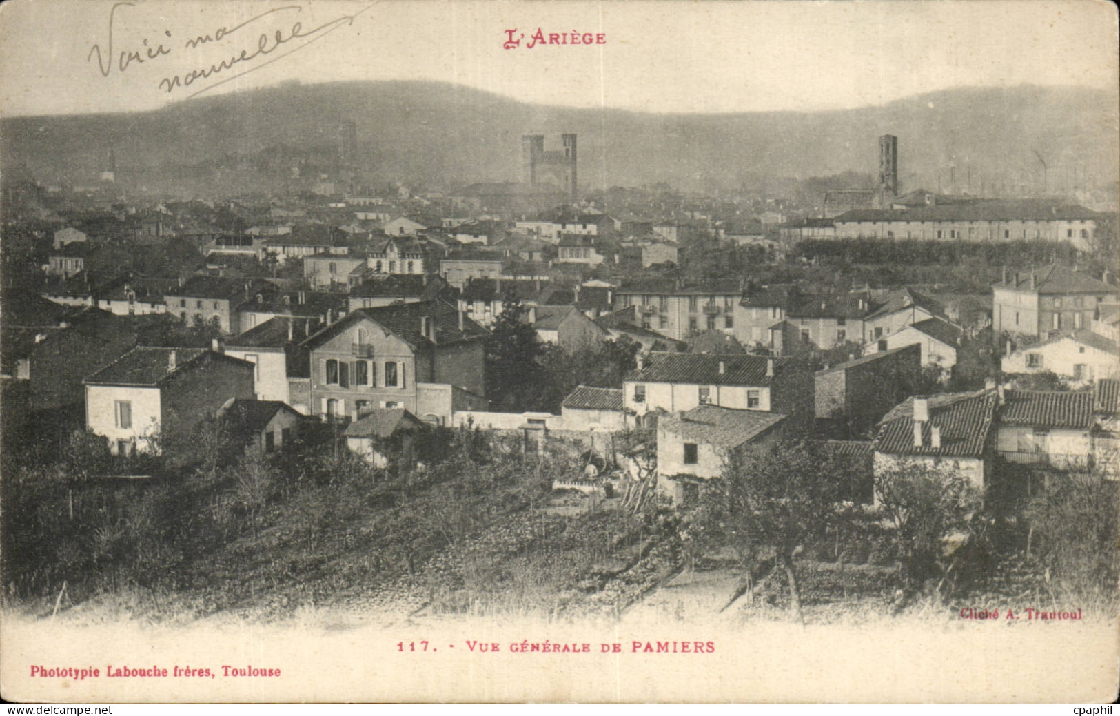 Pamiers - Vue Generale - CPA