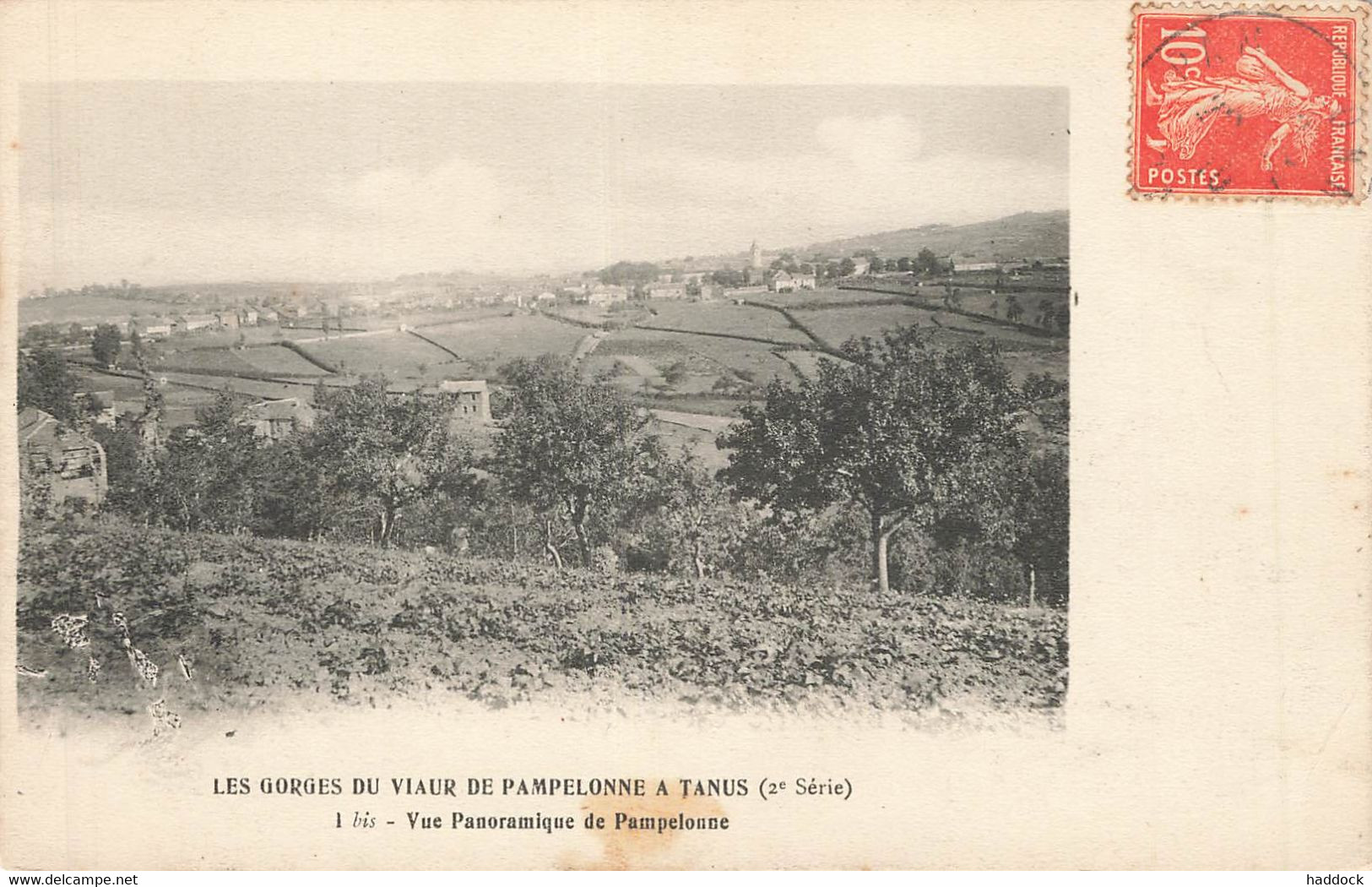 PAMPELONNE : LES GORGES DU VIAUR DE PAMPELONNE A TANUS - VUE PANORAMIQUE DE PAMPELONNE