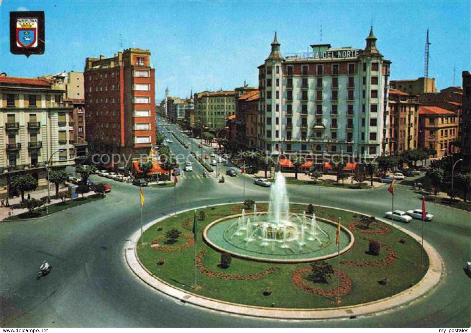 Pamplona Navarra ES Plaza Principe de Viana Fontana