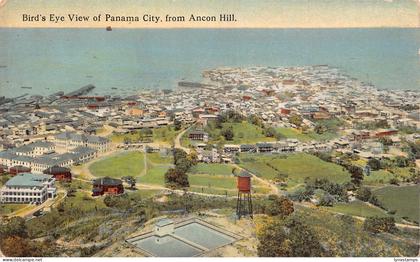 A865 Panama Bird's Eye View of Panama City from Ancon Hill vintage postcard