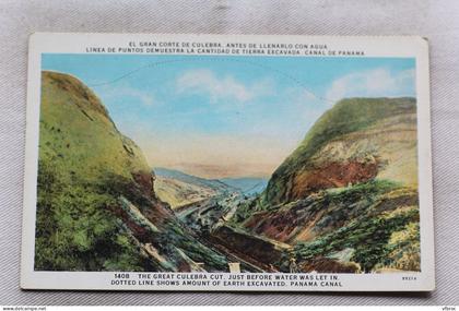 Canal de Panama, el gran corte de Culebra, Panama