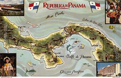 Panamá - La tierra dividada - El mondo unido - Ed. Flatau