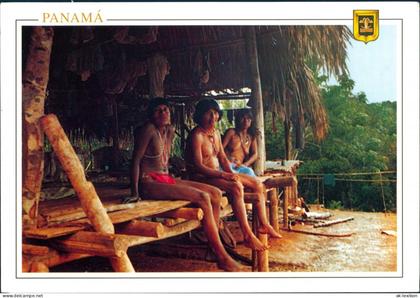Panama (Land-Allgemein) Natives Indios Embera del Bajo Chagres Einheimische 2002