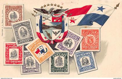 Panamá - Sellos de la República de Panamá - Stamps of Panamá - Publ. I. L. Maduro jr.