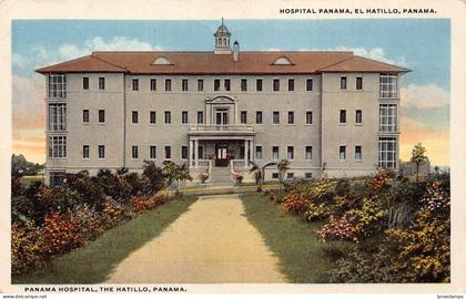 Panama The Hatillo Panama Hospital vintage postcard