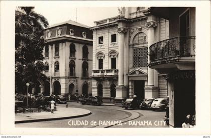 PC PANAMA CIUDAD DE PANAMA PANAMA CITY Vintage REAL PHOTO Postcard (b26271)