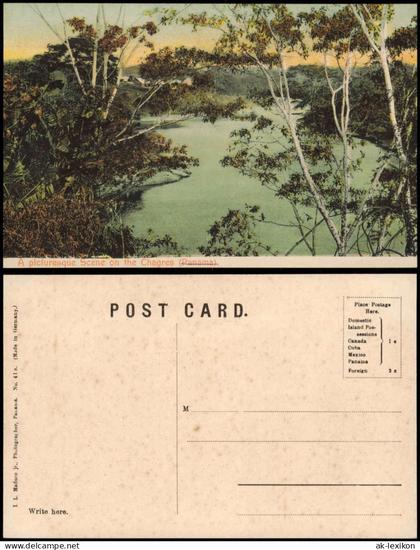 Postcard Panama (Land-Allgemein) A picturesque Scene on the Chagres 1912