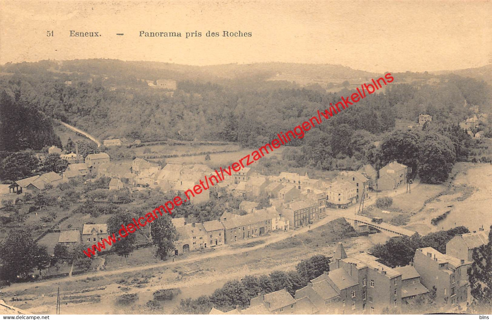 Panorama pris des Roches - Esneux