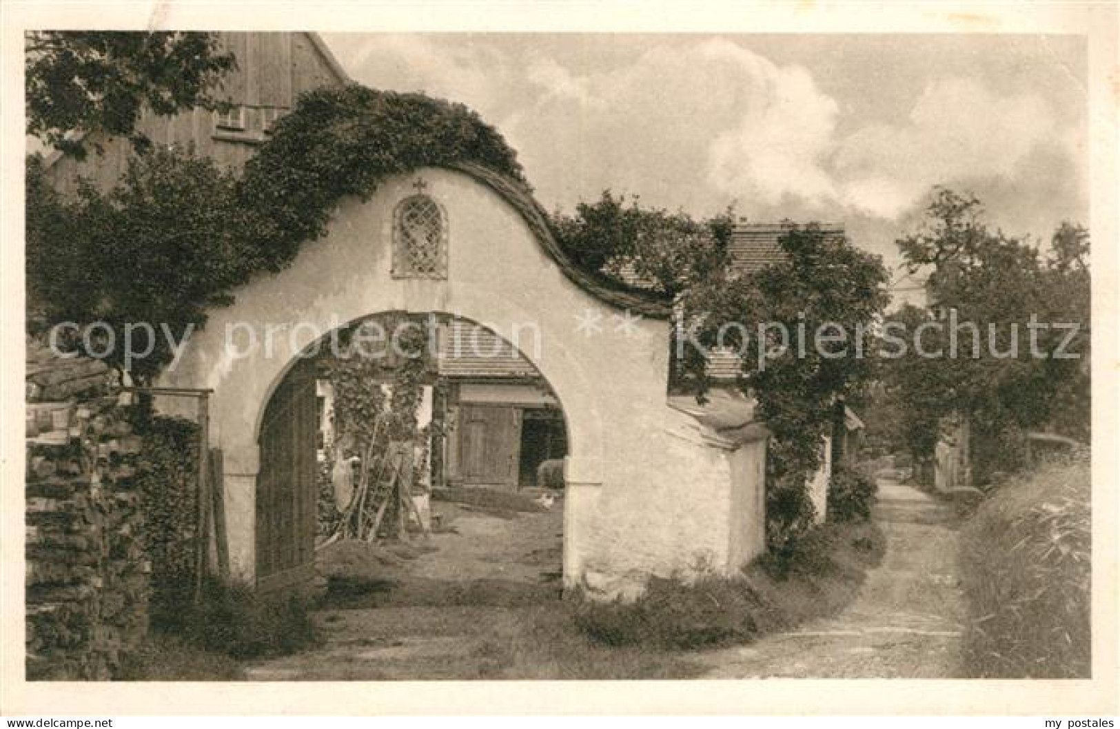 Panschwitz-Kuckau Altwendisches Hoftor Serie Deutsche Heimatbilder