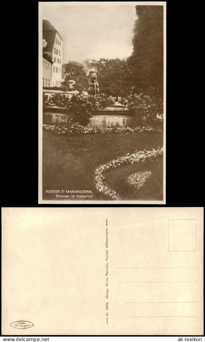 Panschwitz-Kuckau Pančicy-Kukow Brunnen im Klosterhof - Fotokarte 1927