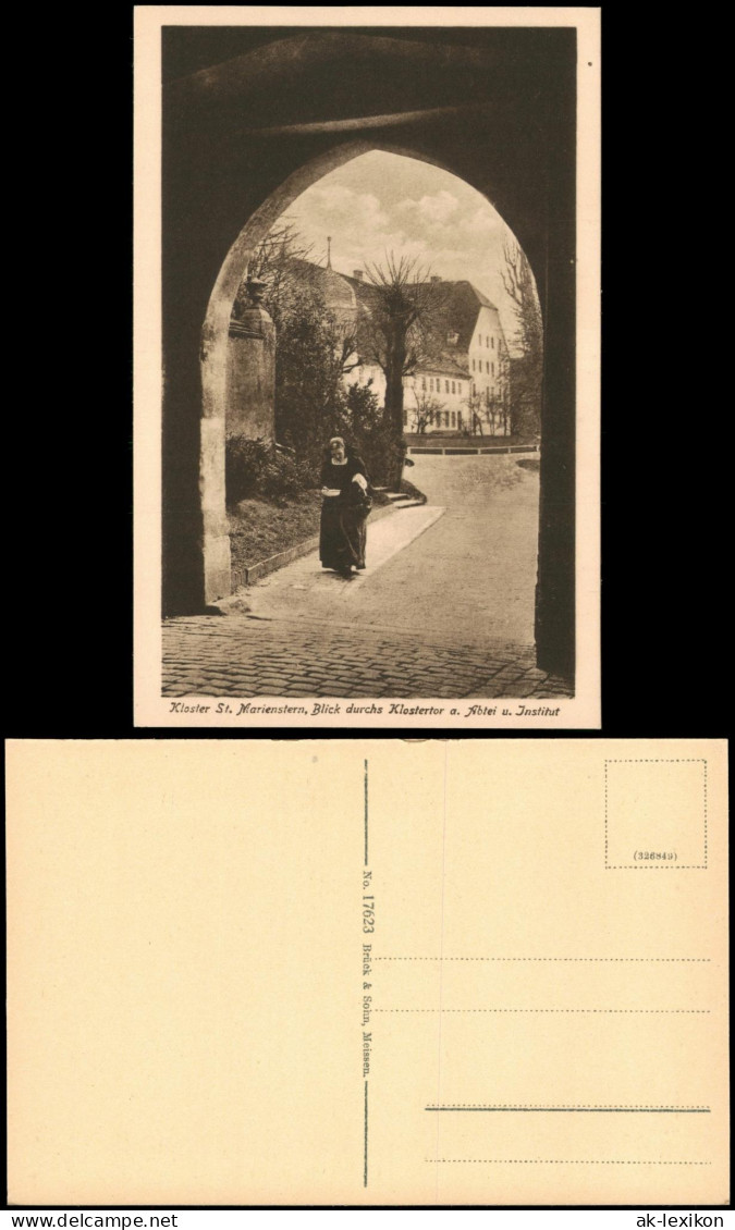 Panschwitz-Kuckau Pančicy-Kukow Kloster St. Marienstern, Nonne 1914