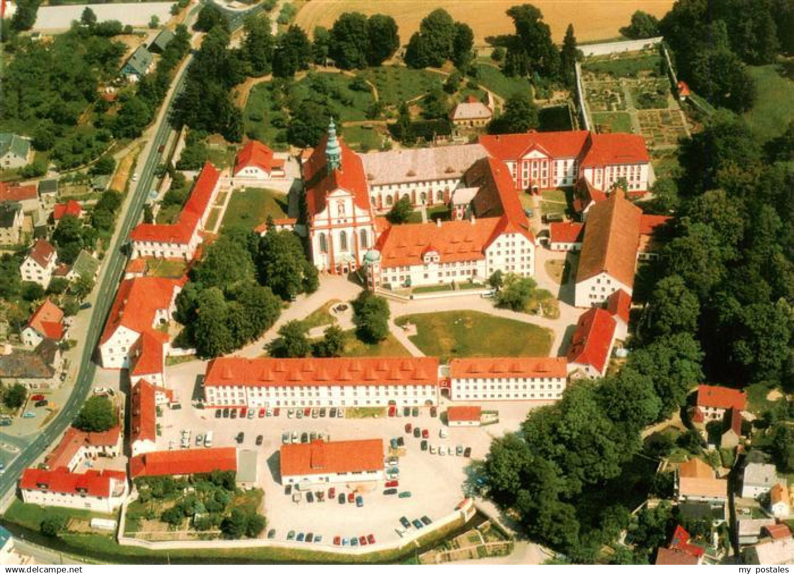 Panschwitz-Kuckau Zisterzienserinnen Abtei St Marienstern Fliegeraufnahme