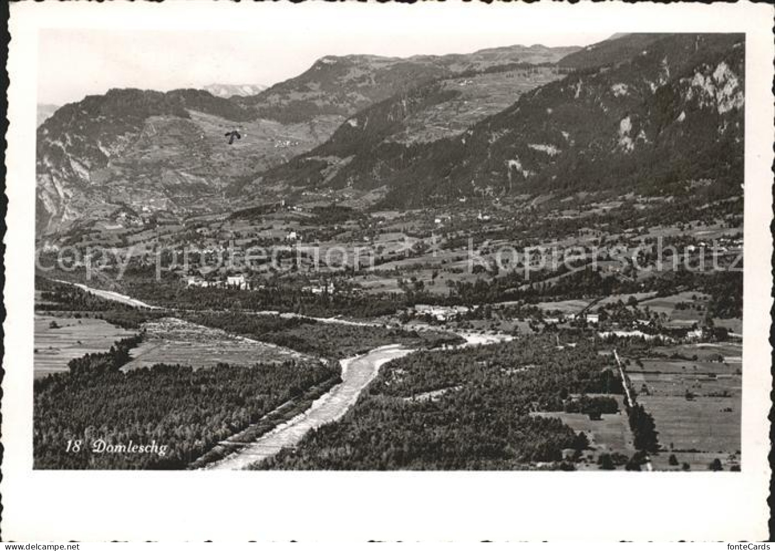 Pany Fliegeraufnahme Domleschg