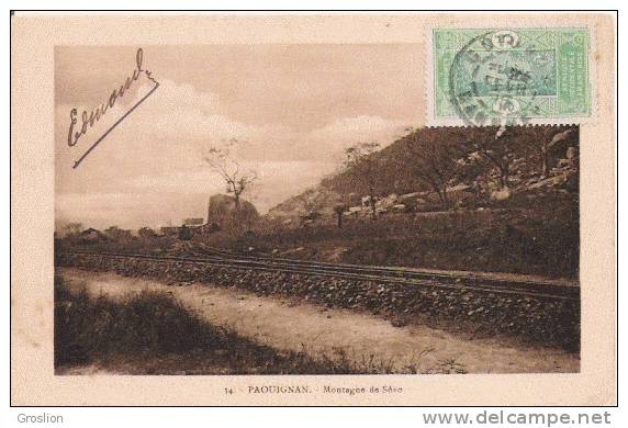 PAOUIGNAN 34 MONTAGNE DE SOVO (TRAIN PP) 1916