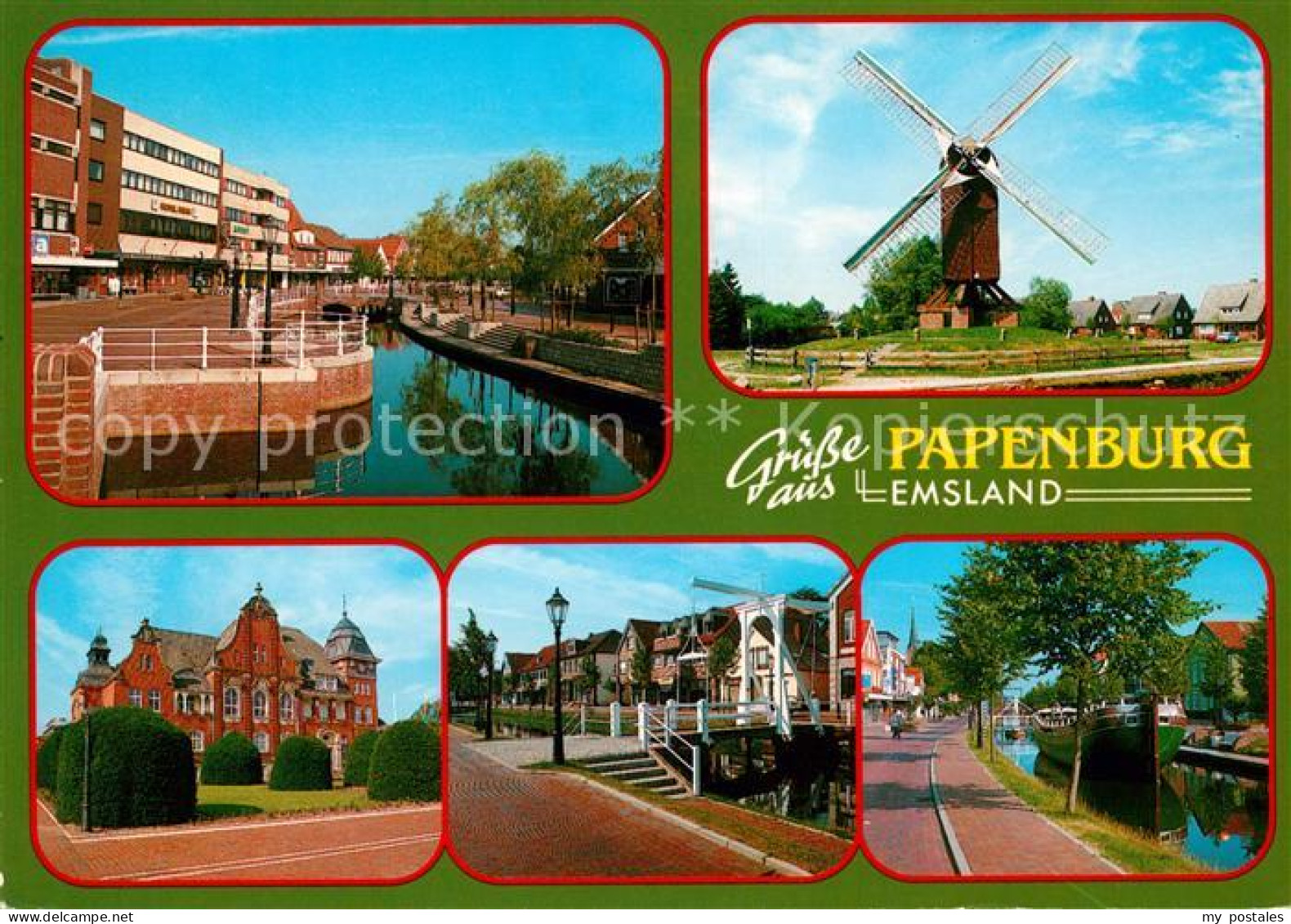 Papenburg Ems Niedersachsen Windmuehle Schloss Park