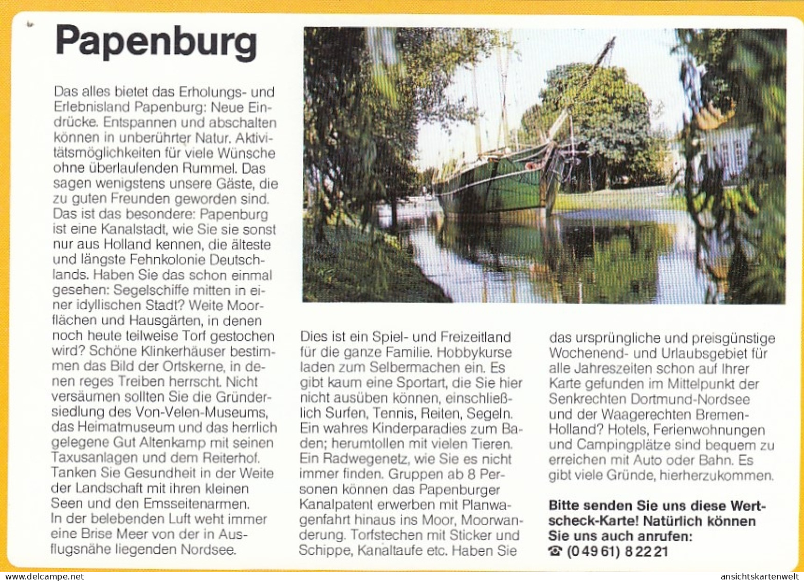 Papenburg, Werbekarte ngl #G2772