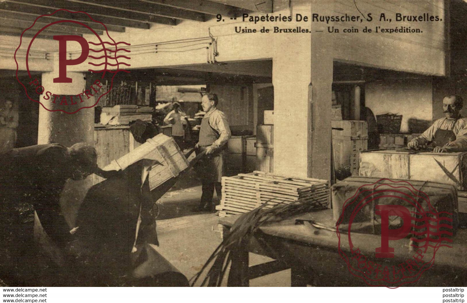 Papeteries De Ruysscher - Usine de Bruxelles - Brussel Bruxelles