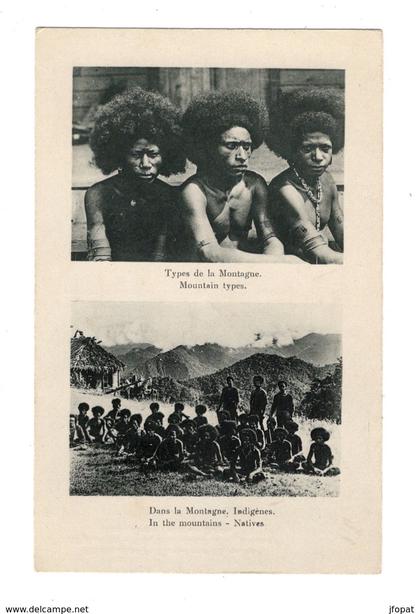 PAPOUASIE NOUVELLE GUINEE - Types de la Montagne