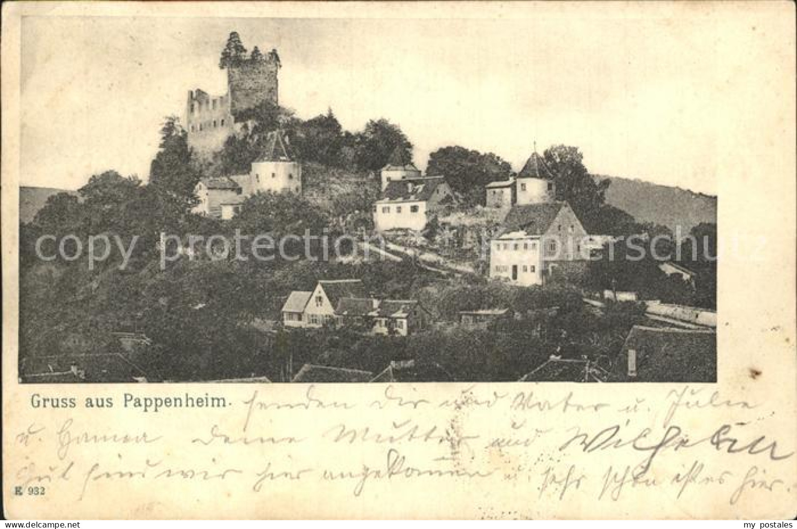 Pappenheim Mittelfranken Burgruine Pappenheim