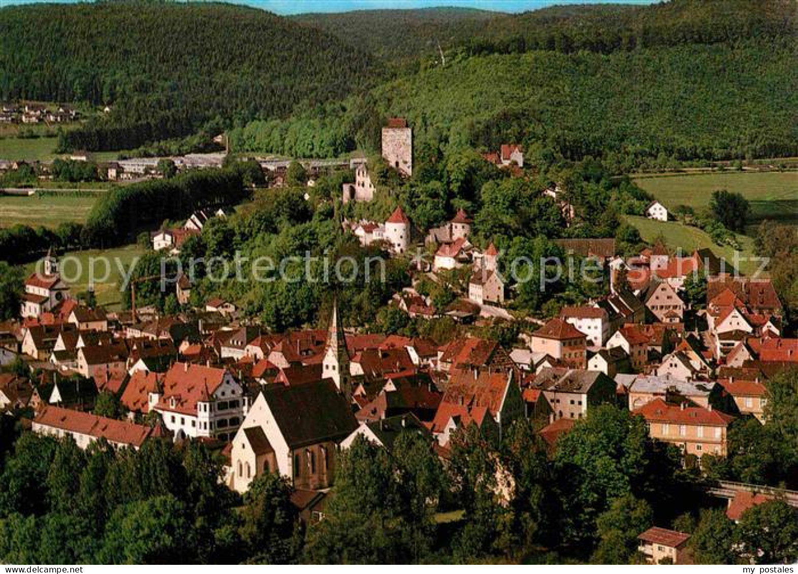 Pappenheim Mittelfranken Fliegeraufnahme