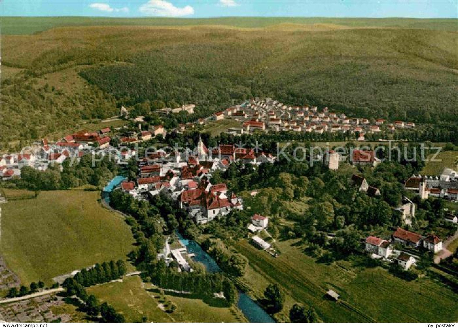 Pappenheim Mittelfranken Luftaufnahme