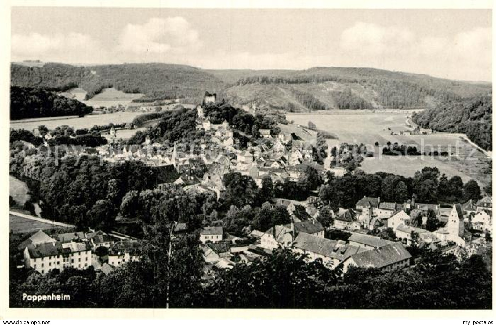 Pappenheim Mittelfranken Panorama