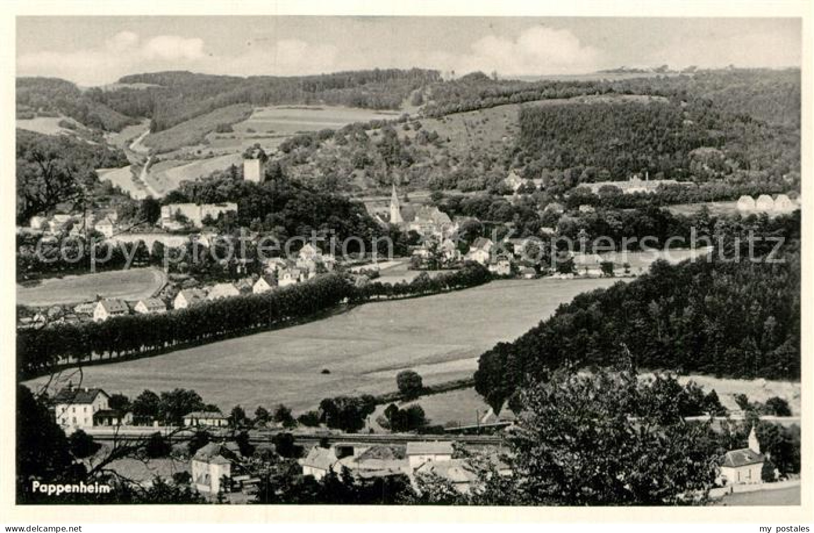 Pappenheim Mittelfranken Panorama