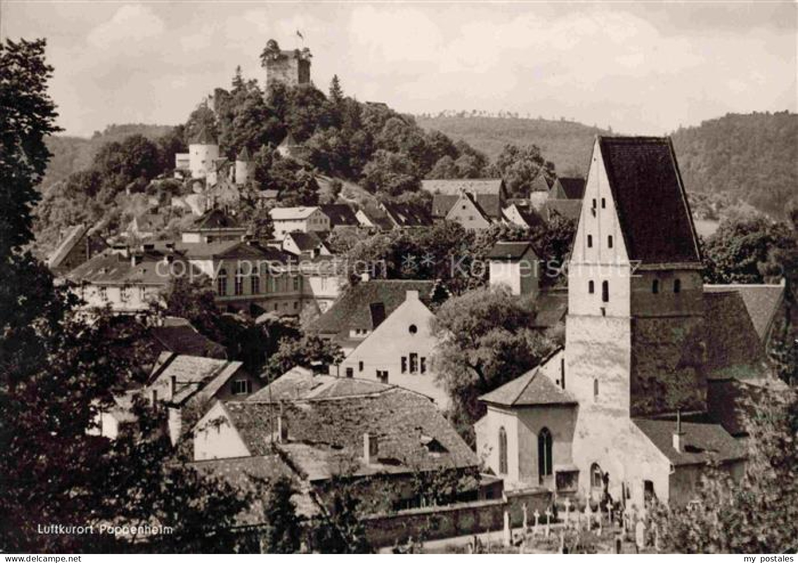 Pappenheim Mittelfranken St.-Galluskirche Burg-Pappenheim Weinberg Friedhof