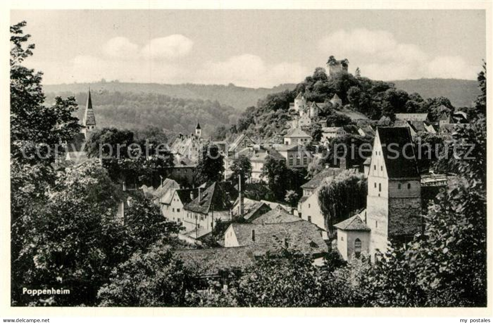 Pappenheim Mittelfranken Teilansicht
