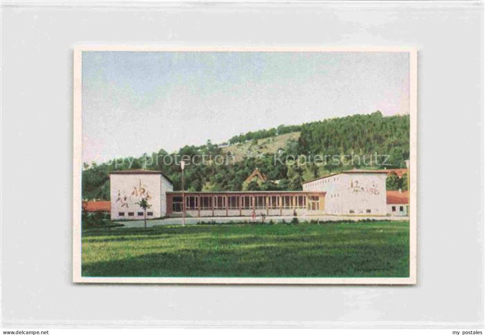 Pappenheim Mittelfranken Volksschule der Stadtgemeide Pappenheim Sammelbild 7x10