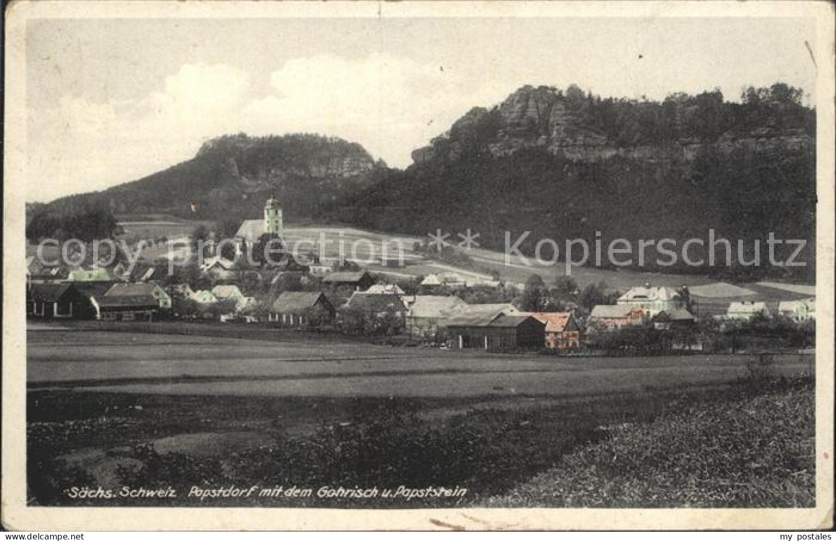 Papstdorf Gohrisch Papststein