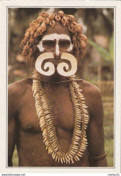 PAPOUASIE - NOUVELLE GUINEE - CPM : Guerrier Asmat
