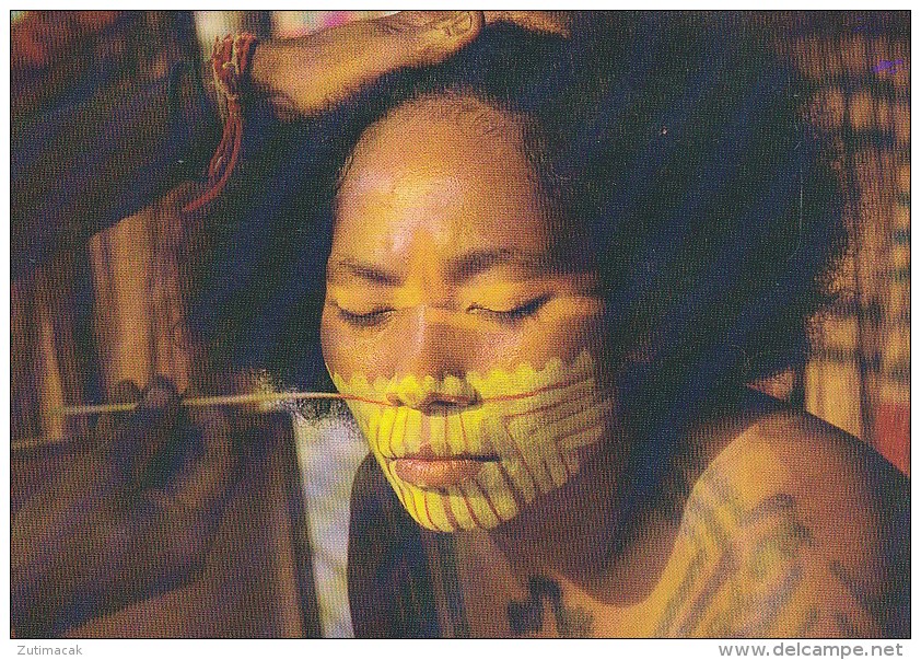 Papua New Guinea - Eboa Village Central Province - Preparing for Dancing