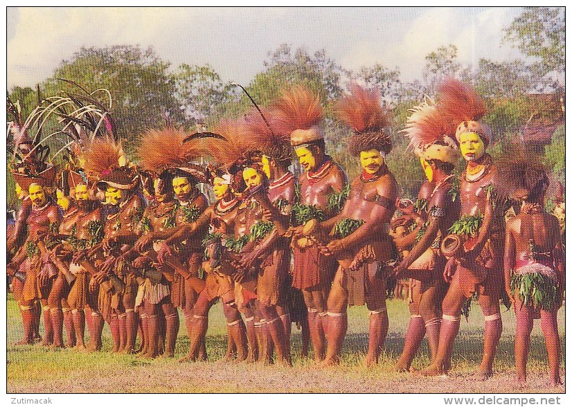 Papua New Guinea - Huli Dancers - 1987 Port Moresby Show