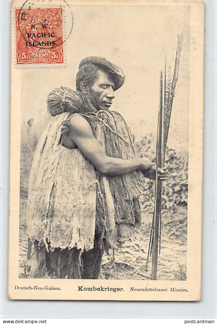 Papua New Guinea - Kombe warrior (People from West New Britain) - Publ. Neuendettelsauer Mission