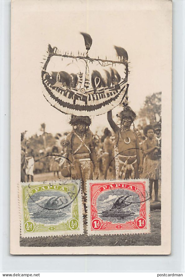 Papua New Guinea - Native dancers - REAL PHOTO - Publ. unknown (Kodak Australia)