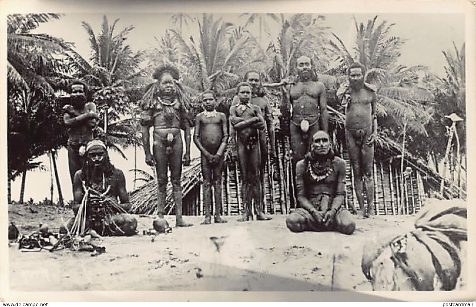 Papua New Guinea - Papua tribesmen - REAL PHOTO - Publ. unknown