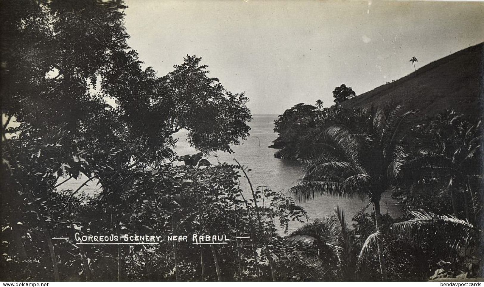 Papua New Guinea, RABAUL, New Britain, Gorgeous Scenery (1910s) Real Photo