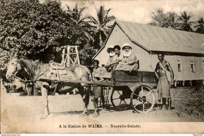 Papoea-Nieuw-Guinea Papua New Guinea - Waïma - A la Station