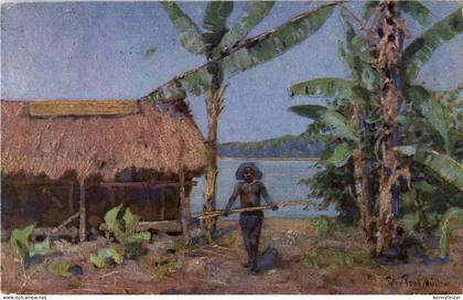 Papua in Neuguinea - Kolonialkriegerdank