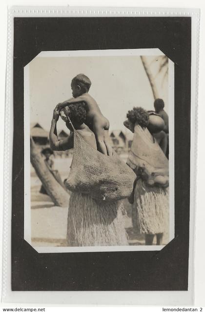 Papua women and child. Photo from cruise to Port Moresby 1934. *