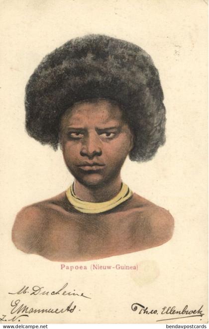 Dutch New Guinea, Native Papua (1904) Postcard