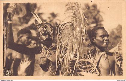 Dutch New Guinea - War dancers - Publ. Koninklijke Paketvaart Maatschappij
