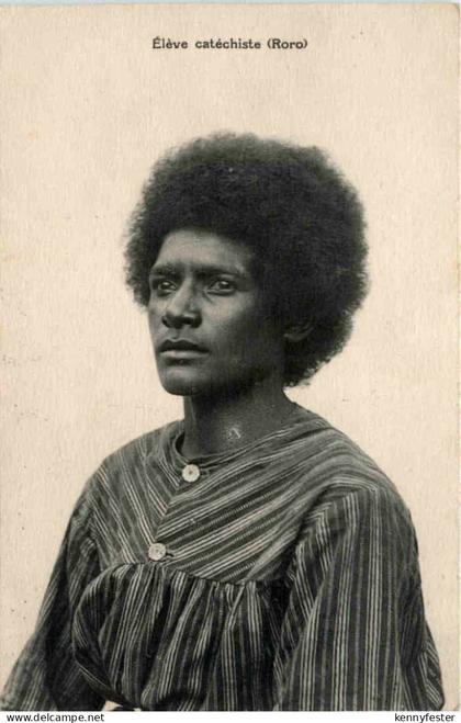 Eleve catechiste Roro - Nouvelle Guinee