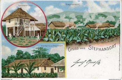 Papua New Guinea Gruss aus Stephansort 1898